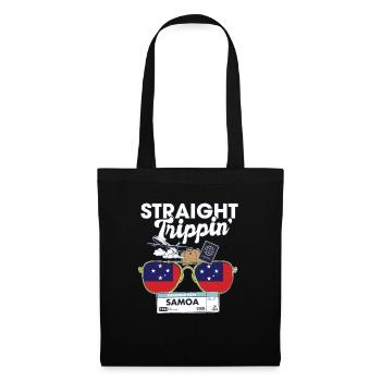 Straight Trippin' Samoa Vacation Tour Travel Trip - Tote Bag - black - Front