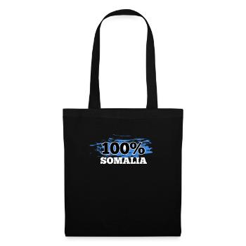 Somalie - Sac en tissu - noir - Devant