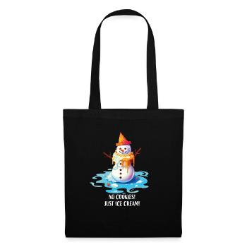 Christmas in July Snowman Ice Cream - Tote Bag - black - Front