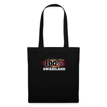 Swaziland - Sac en tissu - noir - Devant