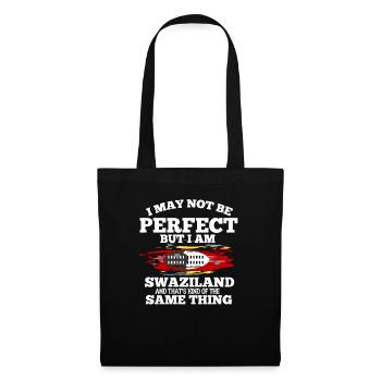Swaziland - Sac en tissu - noir - Devant
