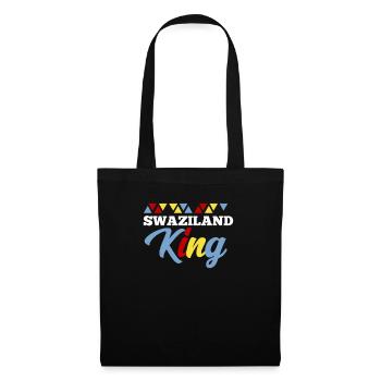 Swaziland - Sac en tissu - noir - Devant