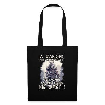 Ragnar Legendär Wikinger Geschenk Krieger - Stoffbeutel - Schwarz - Vorne