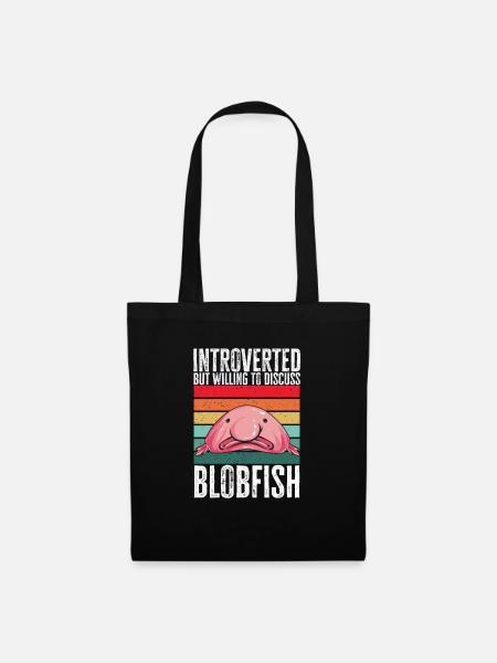 Blobfisch - Stoffbeutel - Schwarz