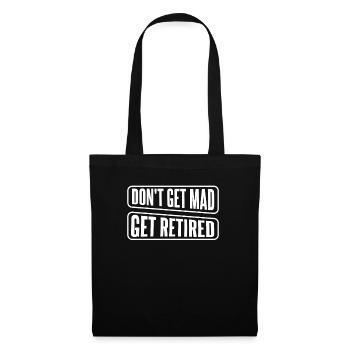 Pensioner Pension Funny - Tote Bag - black - Front