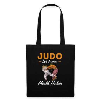Judo Für Judoka Judo Kämpfer Judo Trainer Judo - Stoffbeutel - Schwarz - Vorne
