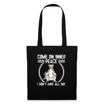 Lemur Catta Ring-tailed lemur - Tote Bag - black - Front