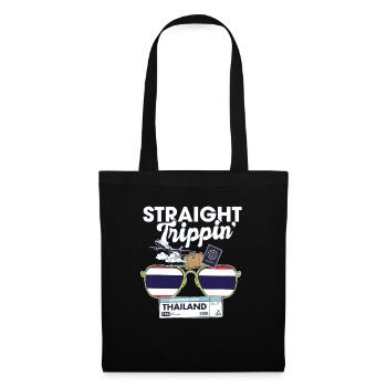 Straight Trippin' Thailand Vacation Tour Travel - Tote Bag - black - Front