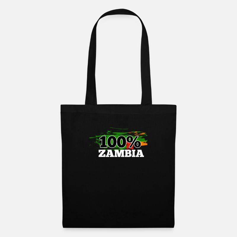 Sambia - Stoffbeutel - Schwarz