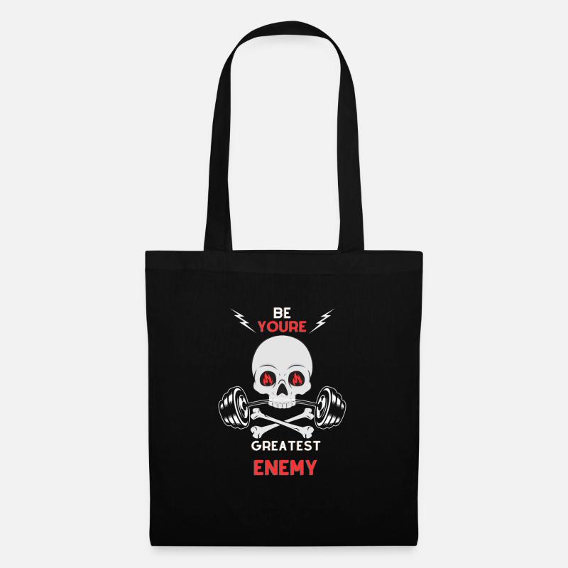 BE YOUR GREATEST ENEMY - Stoffbeutel - Schwarz