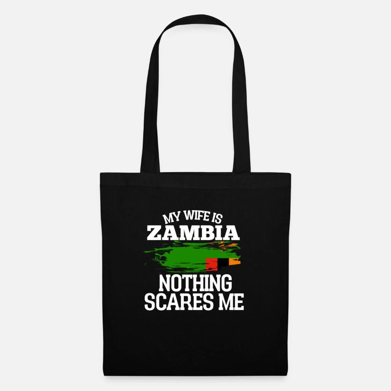 Sambia - Stoffbeutel - Schwarz