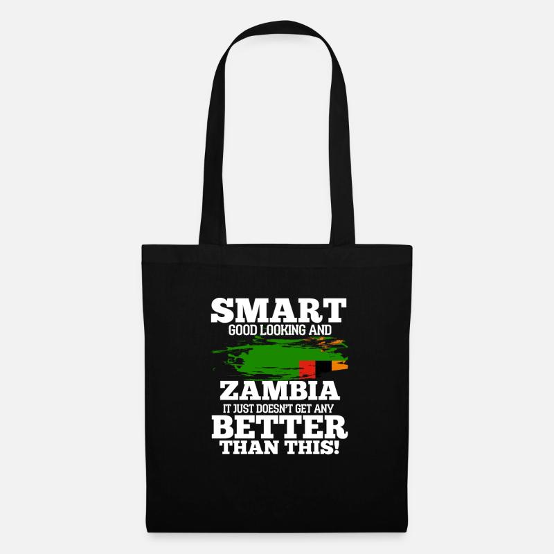 Sambia - Stoffbeutel - Schwarz