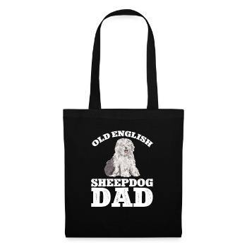 Old English Sheepdog Sheepie Bobtail - Tote Bag - black - Front