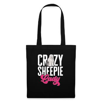 Old English Sheepdog Sheepie Bobtail - Tote Bag - black - Front