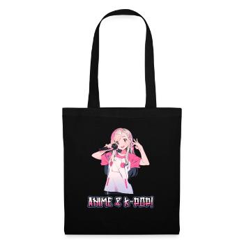Anime et K-pop Musique pop coréenne Kpop - Sac en tissu - noir - Devant