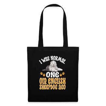 Old English Sheepdog Sheepie Bobtail - Tote Bag - black - Front