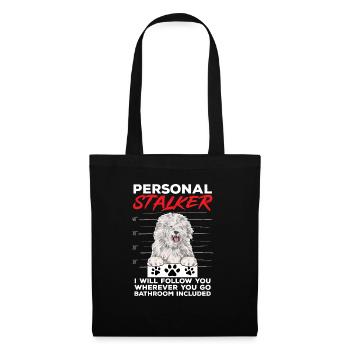 Old English Sheepdog Sheepie Bobtail - Tote Bag - black - Front