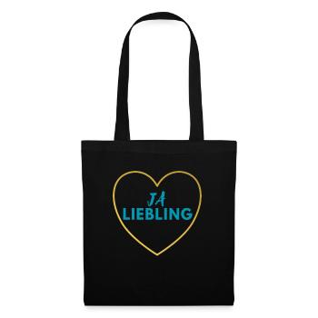 Ja Liebling 1 - Stoffbeutel - Schwarz - Vorne