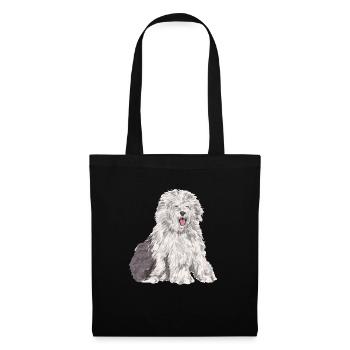 Old English Sheepdog Sheepie Bobtail - Tote Bag - black - Front
