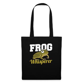 Herpetologist Amphibian Funny Toad Frog Whisperer - Tote Bag - black - Front