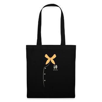 Chef Costume Spoon Fork Culinary Cuisine - Tote Bag - black - Front