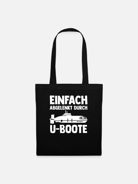 Tauchboot Unterseeboot Unterwasserboot U-Boot - Stoffbeutel - Schwarz