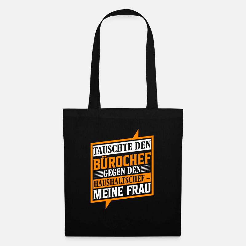 Witzige Rentnersprüche - Stoffbeutel - Schwarz