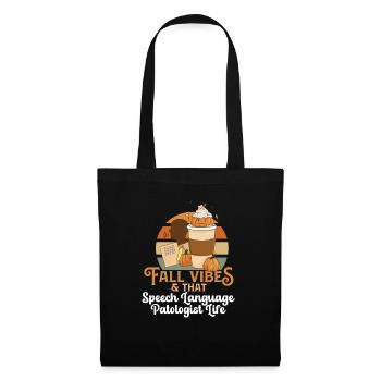 Fall Vibes That Speech Language Pathologist Life - Tote Bag - black - Front