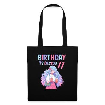 Anime Mandga Boba Bubble Tea 11ème anniversaire - Sac en tissu - noir - Devant