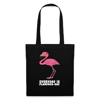 Funny flamingo - Tote Bag - black - Front