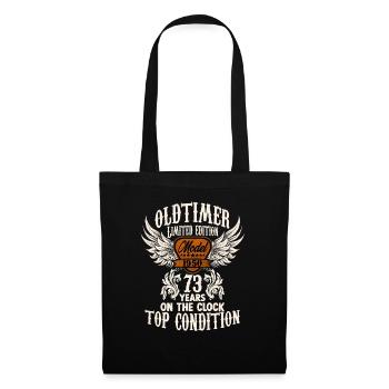 1950 year old 73 years classic car birthday rocker - Tote Bag - black - Front