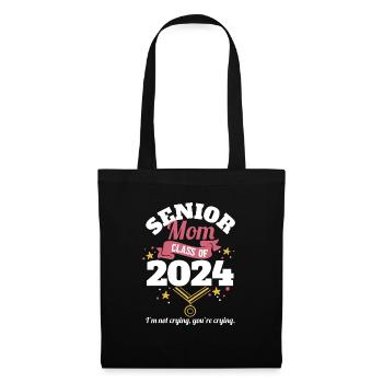 Classe de maman senior de 2024 Fête de remise des diplômes amusante - Sac en tissu - noir - Devant