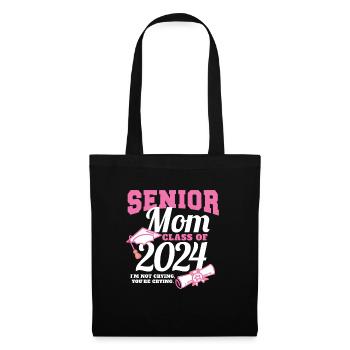 Proud Mama Of A Senior Mom Class of 2024 - Stoffbeutel - Schwarz - Vorne