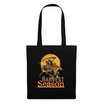 "Harvest Season", candy hunt for Halloween - Tote Bag - black - Front