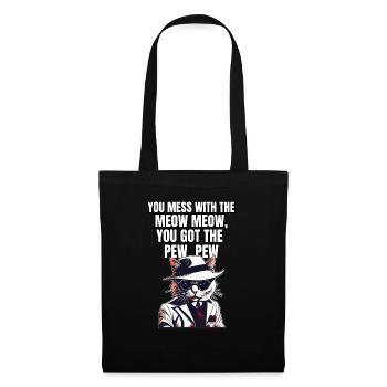 Cat Shirt Cat Gift Idea Putty - Tote Bag - black - Front