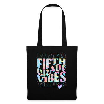 Fifth Grade Vibes 5th Grade Team 1st Day of School - Sac en tissu - noir - Devant