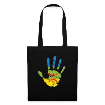 AMAZIGH BERBERE KABYLE Z AMAZIGH - Sac en tissu - noir - Devant