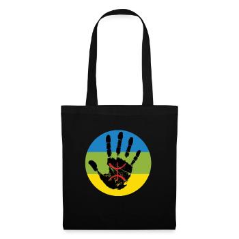 AMAZIGH BERBERE KABYLE Z AMAZIGH - Sac en tissu - noir - Devant