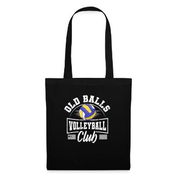 Funny Old Balls Volleyball Player Blocker Spiker - Tote Bag - black - Front