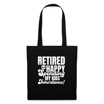 Pensioner pension - Tote Bag - black - Front