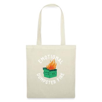 Emotional Heartbroken Quote Emotional Dumpster - Stoffbeutel - Natur - Vorne