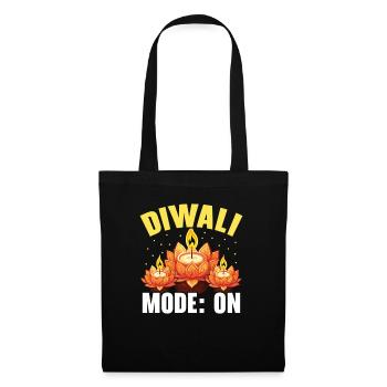 Frohes Diwali Diwali Fest Indischer Hinduismus - Stoffbeutel - Schwarz - Vorne