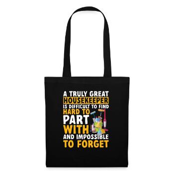 Domestic help, cleaner, housekeeper - Tote Bag - black - Front