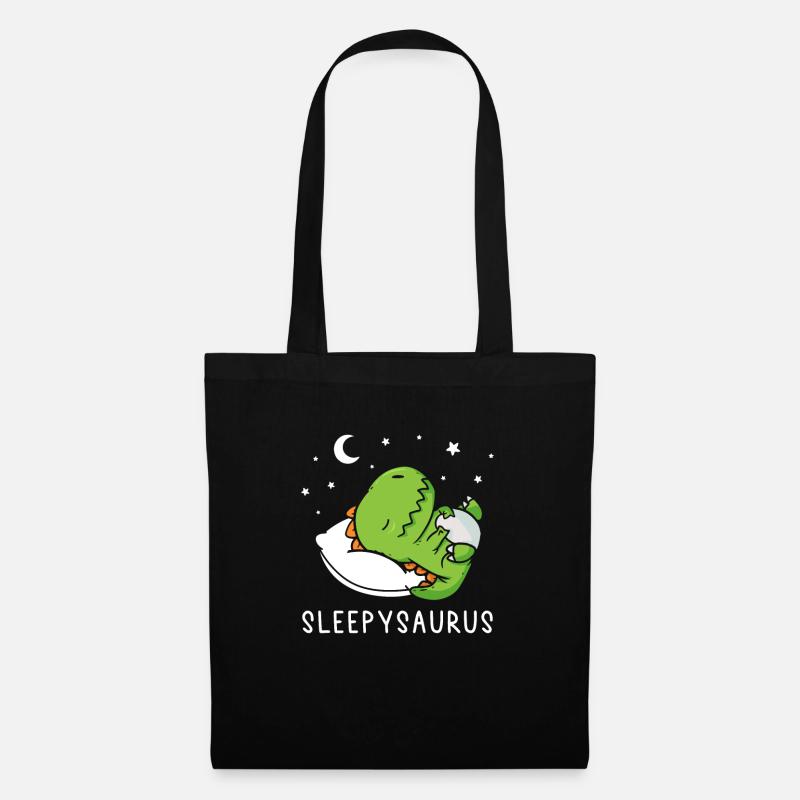 Official Napping Shirt Sleepysaurus - Stoffbeutel - Schwarz