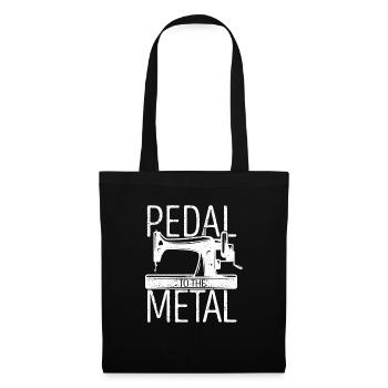 Pédale à la machine à coudre en métal Quilter Quilting - Sac en tissu - noir - Devant