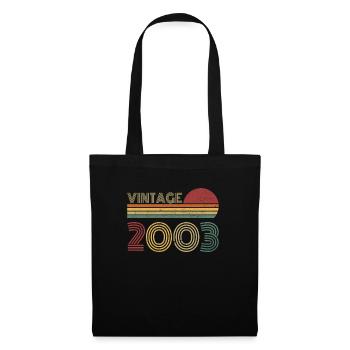 Millésime 2003 - Sac en tissu - noir - Devant