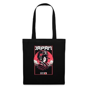 Asia 80s Japanese Retro Samurai Samurai - Tote Bag - black - Front