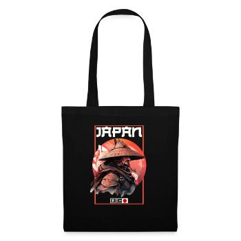 Asia 80s Japanese Retro Samurai Samurai - Tote Bag - black - Front
