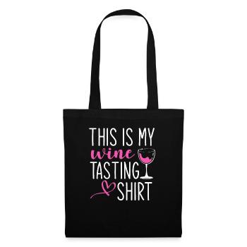 This Is My Wine Tasting - Tote Bag - black - Front