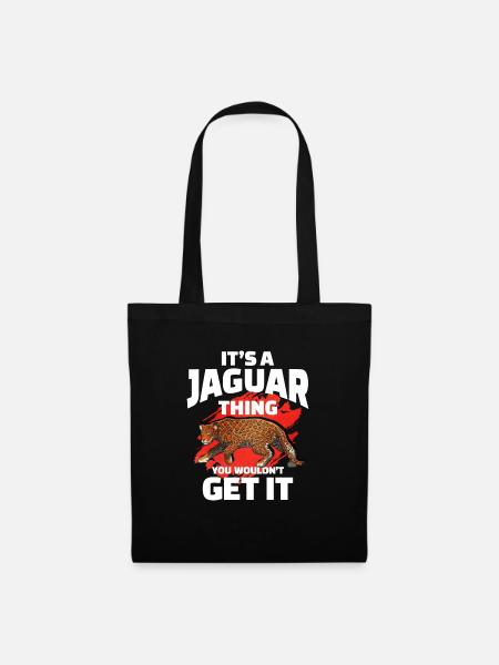 Jaguar - Stoffbeutel - Schwarz